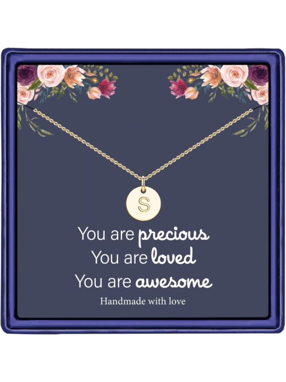 Personalized Disc Initial Necklaces for Girls - Perfect Birthday Jewelry Gifts